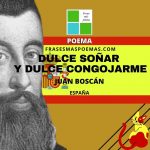 «Dulce soñar y dulce congojarme» de Juan Boscán (Poema)