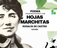 «Hojas marchitas» de Rosalía de Castro (Poema)