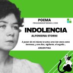 «Indolencia» de Alfonsina Storni (Poema)