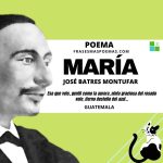 «María» de José Batres Montufar (Poema)