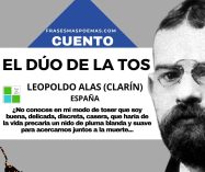 «El dúo de la tos» de Leopoldo Alas «Clarín» (Cuento)