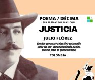«Justicia» de Julio Flórez (Poema)