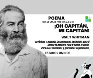 «¡Oh capitán, mi capitán!» de Walt Whitman (Poema)