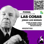 «Las cosas» de Jorge Luis Borges (Poema)
