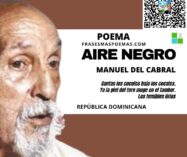«Aire negro» de Manuel del Cabral (Poema)