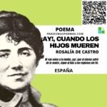 «¡Ay!, cuando los hijos mueren» de Rosalía de Castro (Poema)