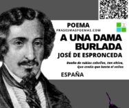 «A una dama burlada» de José de Espronceda (Poema)