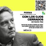 «Con los ojos cerrados» de Octavio Paz (Poema)