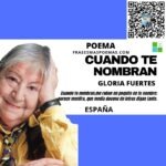 «Cuando te nombran» de Gloria Fuertes (Poema)