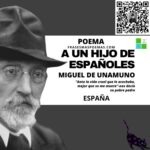 «A un hijo de españoles» de Miguel de Unamuno (Poema)