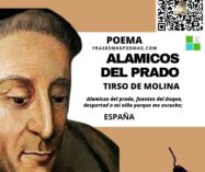 «Alamicos del prado» de Tirso de Molina (Poema)