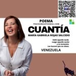 «Cuantía» de María Gabriela Rojas Salcedo (Poema)