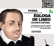 «Égloga de liseo» de Vicente Espinel (Poema)