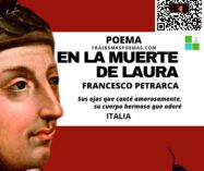 «En la muerte de Laura» de Francesco Petrarca (Poema)
