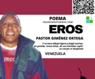 «Eros» de Pastor Giménez Ortega (Poema)