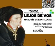 «Lejos de vos» del Marqués de Santillana (Poema)