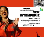 «Ser intemperie» de Emilia Lee (Poema)