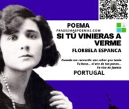 «Si tú vinieras a verme» de Florbela Espanca (Poema)