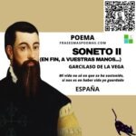 «Soneto II (En fin, a vuestras manos)» de Garcilaso de la Vega (Poema)
