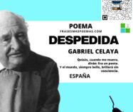 «Despedida» de Gabriel Celaya (Poema)