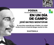 «En un día de campo» de José Batres Montufar (Poema)