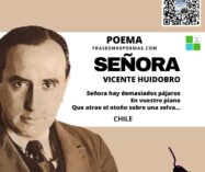 «Señora» de Vicente Huidobro (Poema)