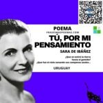 «Tú, por mi pensamiento» de Sara de Ibáñez (Poema)