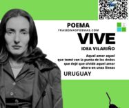 «Vive» de Idea Vilariño (Poema)