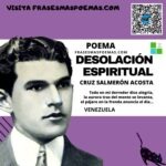 «Desolación espiritual» de Cruz Salmerón Acosta (Poema)