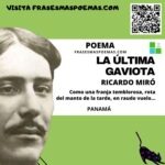 «La última gaviota» de Ricardo Miró (Poema)