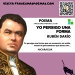«Yo persigo una forma» de Rubén Darío (Poema)