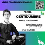 «Certidumbre» de Emily Dickinson (Poema)