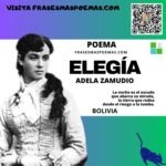 «Elegía» de Adela Zamudio (Poema)