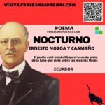 «Nocturno» de Ernesto Noboa y Caamaño (Poema)